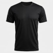 Jet Black Men’s Crew Neck T Shirt