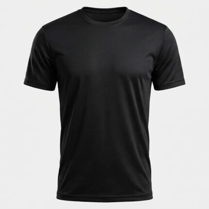 Jet Black Men’s Crew Neck T Shirt