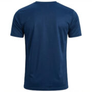 Navy Blue Men’s Crew Neck T Shirt - Image 2