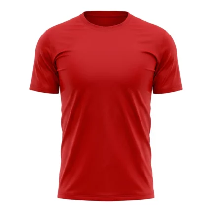 Red Colour Men’s Crew Neck T Shirt