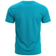 Ice Blue Men’s Crew Neck T Shirt - Image 2