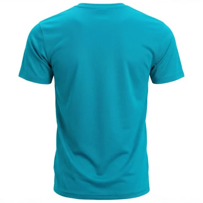 Ice Blue Men’s Crew Neck T Shirt - Image 2