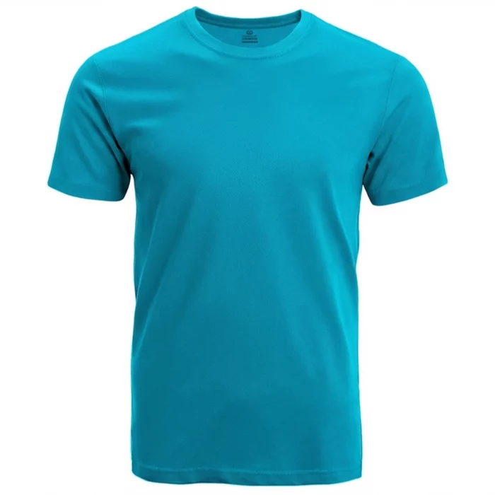 Ice Blue Men’s Crew Neck T Shirt - Image 1