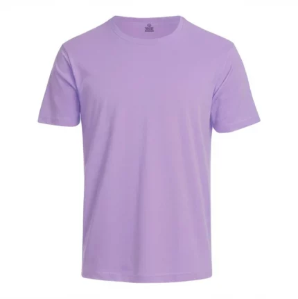 Light Purple Men’s Crew Neck T Shirt