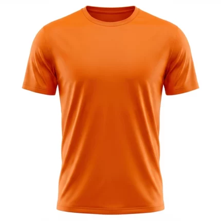 Orange Men’s Crew Neck T Shirt