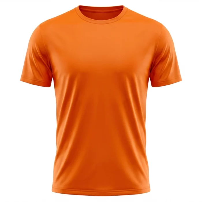 Orange Men’s Crew Neck T Shirt - Image 1