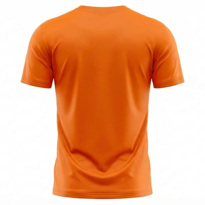 Orange Men’s Crew Neck T Shirt - Image 2