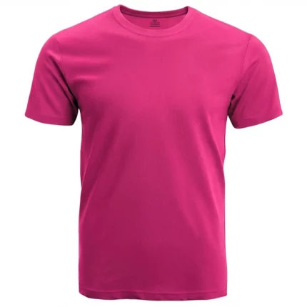 Magenta Pink Men’s Crew Neck T Shirt
