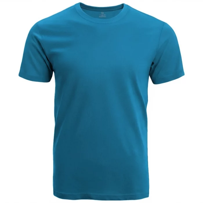 Nik Blue Men’s Crew Neck T Shirt - Image 1