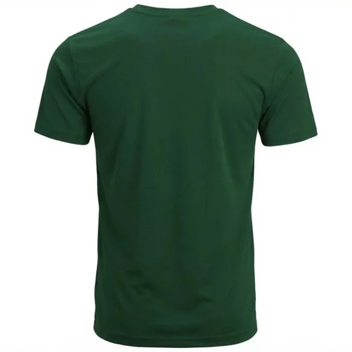 Army Green Men’s Crew Neck T Shirt - Image 2