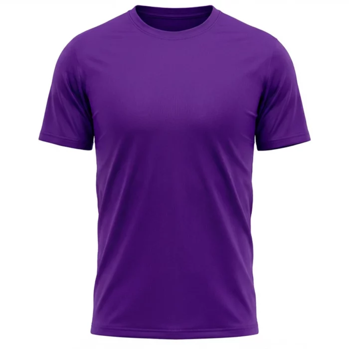 Purple Men’s Crew Neck T Shirt - Image 1