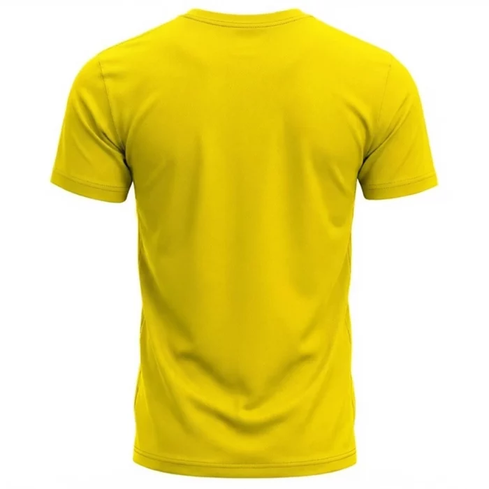 Lemon Yellow Men’s Crew Neck T Shirt - Image 2