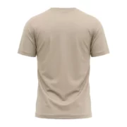 Beige Men’s Crew Neck T Shirt - Image 2