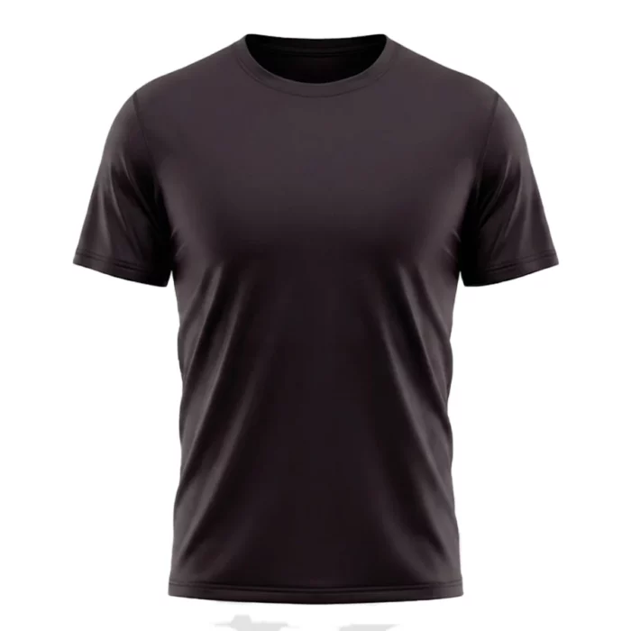 Coffee Brown Men’s Crew Neck T Shirt - Image 1