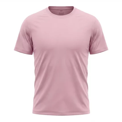 Pink Men’s Crew Neck T Shirt