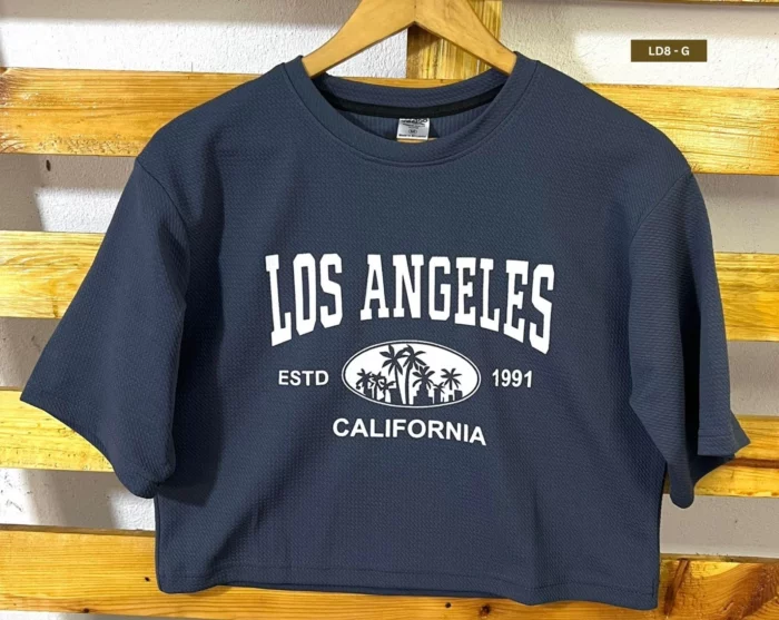 Oversize Popcorn Crop Top - Image 1