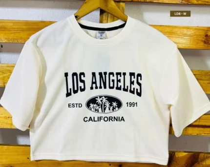 Oversize Popcorn Crop Top