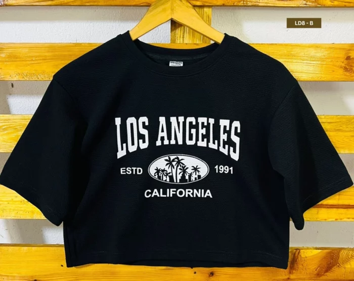 Oversize Popcorn Crop Top - Image 1