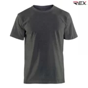 Dark Grey Men’s Crew Neck T Shirt - Image 3