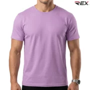 Purple Men’s Crew Neck T Shirt - Image 2