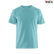 Sky Blue Men’s Crew Neck T Shirt - Image 3