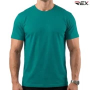 Summer Green Men’s Crew Neck T Shirt - Image 2
