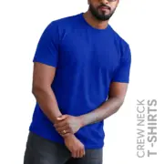 Royal Blue Men’s Crew Neck T Shirt