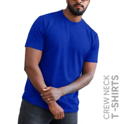 Royal Blue Men’s Crew Neck T Shirt