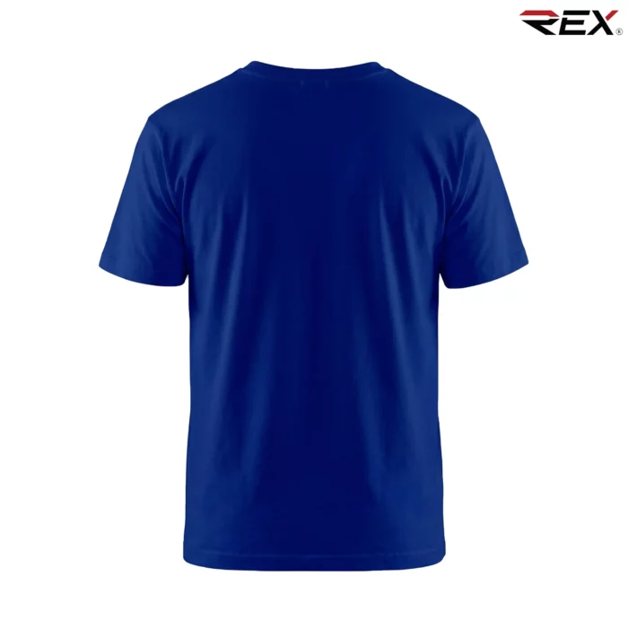 Royal Blue Men’s Crew Neck T Shirt - Image 4