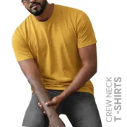 Muster Brown Men’s Crew Neck T Shirt