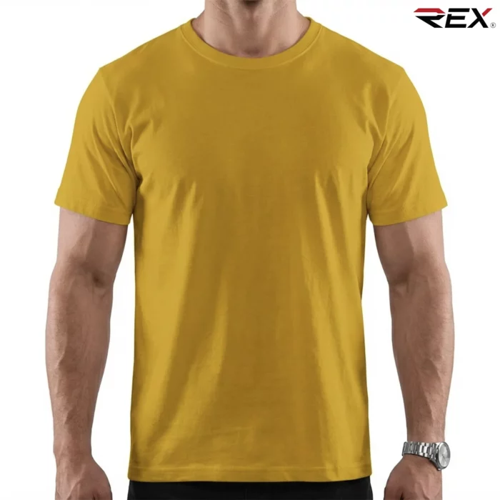 Muster Brown Men’s Crew Neck T Shirt - Image 2