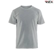 Light Grey Men’s Crew Neck T Shirt - Image 3