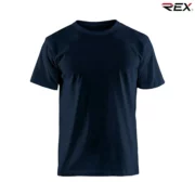 Navy Blue Men’s Crew Neck T Shirt - Image 3