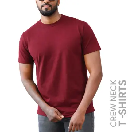 Maroon Men’s Crew Neck T Shirt