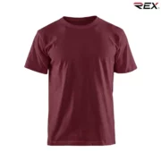 Maroon Men’s Crew Neck T Shirt - Image 3
