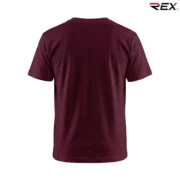 Maroon Men’s Crew Neck T Shirt - Image 4