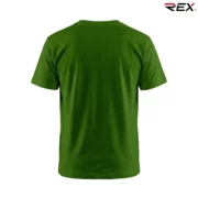 Olive Green Men’s Crew Neck T Shirt - Image 4