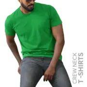 Natural Green Men’s Crew Neck T Shirt