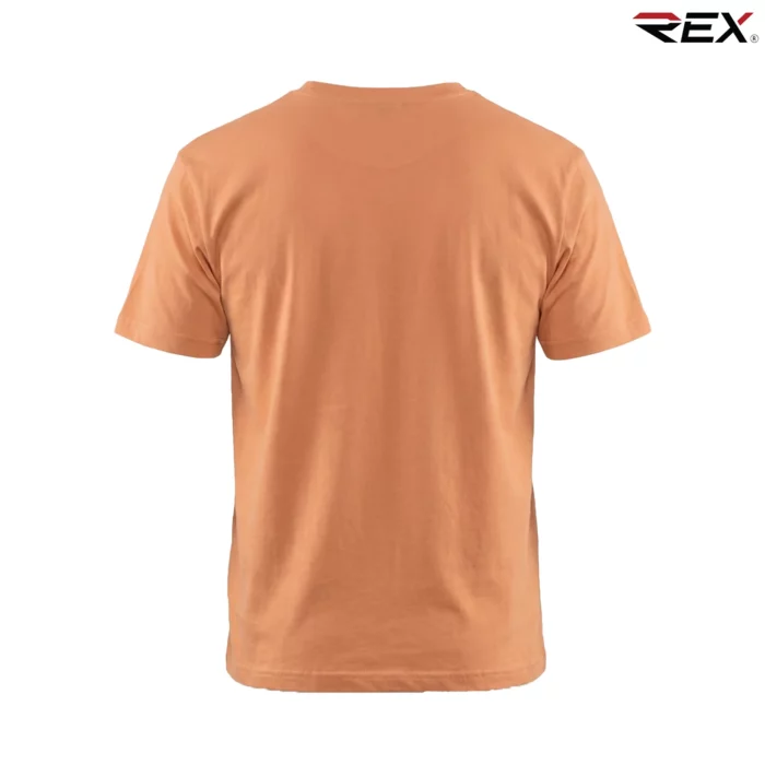 Peach Men’s Crew Neck T Shirt - Image 4