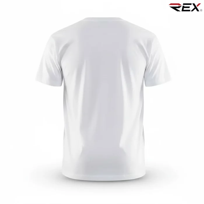Premium White Men’s Crew Neck T Shirt - Image 4