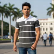 Gents Premium Polo Tshirt - Image 3