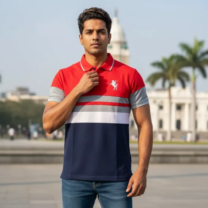Gents Premium Polo Tshirt - Image 3