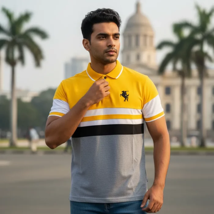 Gents Premium Polo Tshirt - Image 3