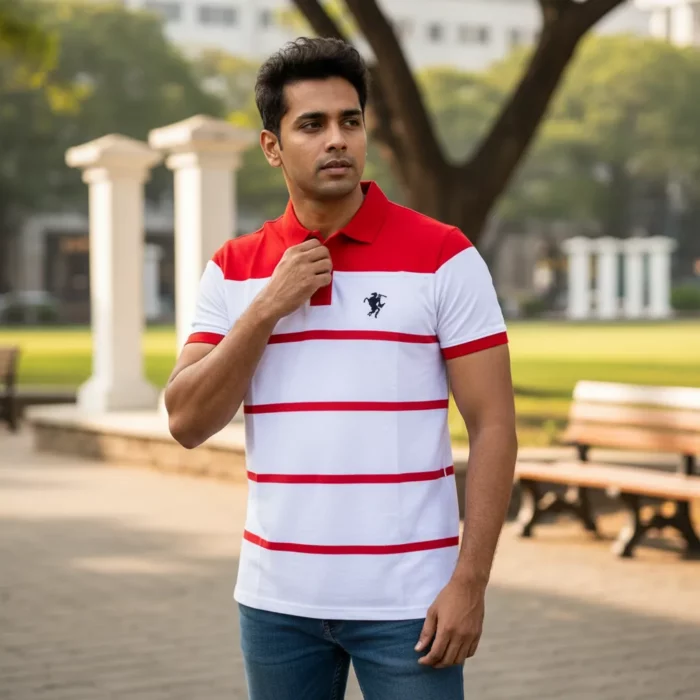 Gents Premium Polo Tshirt - Image 3