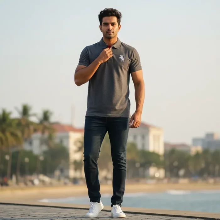 Gents Premium Polo Tshirt - Image 3